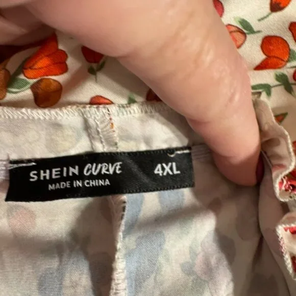 ❤️SPRING/SUMMER FLORAL PRINT TOP   PLUS SIZE: 4X - Picture 5 of 5